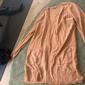 Peach cardigan